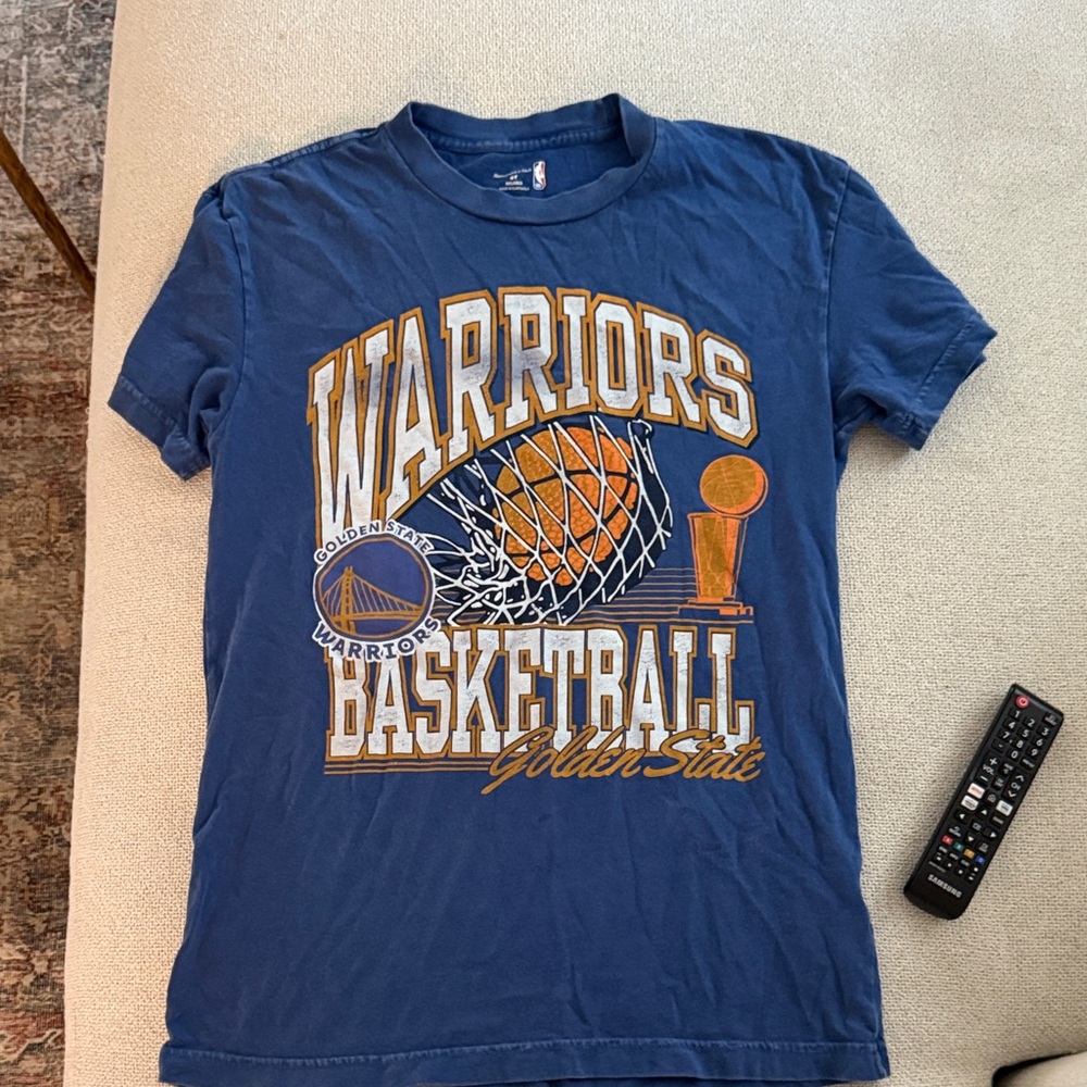 Abercrombie & Fitch Blue Warriors Graphic Tee